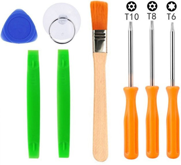 HELTC Sicherheitsschraubendreher Set T6 T8 T10 in Multicolour für die Reparatur von Xbox One, Xbox 360 sowie PS3, PS4 und PS5 - Bild 1