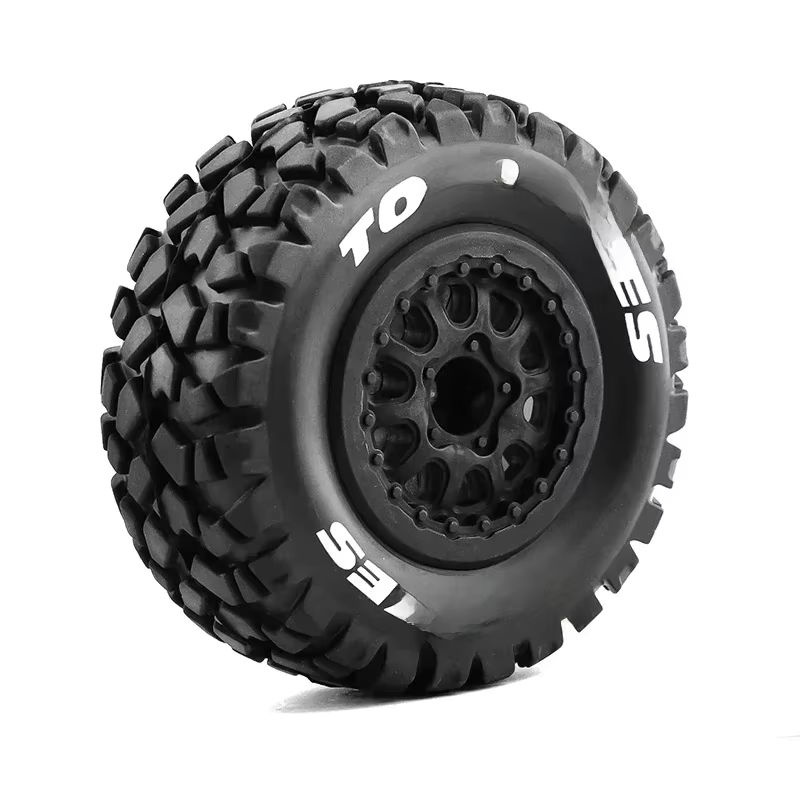 RC Auto Short Course Truck Reifen, 110mm, 12mm Hex, Schwarz, Gummi - Bild 7