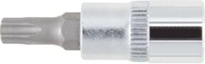 Gedore Schraubendrehereinsatz 1/4" TX BO T25 aus Edelstahl, Farbe Silber, Länge: 37 mm - Bild 1