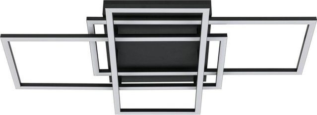 Nolo LED-Deckenleuchte Twin schwarz Metall B/H/L: 36 x 9,1 x 58 cm - Bild 1