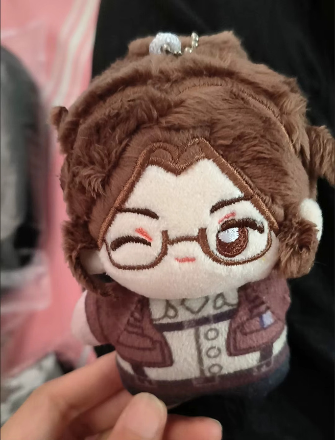 Dr.X Anime Wink Hange Zoe Eren Jaeger Levi Ackerman, Plüschfigur, Schlüsselanhänger, 10cm - Bild 4