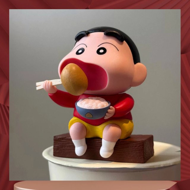 Bandai Crayon Shin Chan Kartoffel-Ändernde Figur, Einzelfigur, Kunststoff - Bild 1