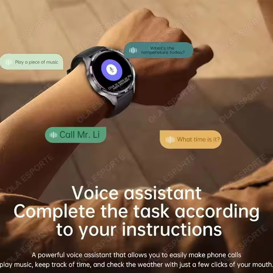 Ola Esporte Smartwatch, GPS, NFC, Bluetooth, Schwarz, Herren - Bild 3