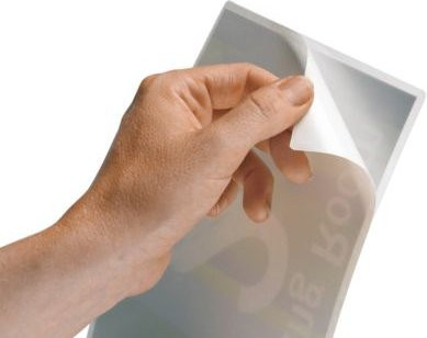 GBC Laminierfolien Peel'nStick Pouch DIN A4 selbstklebend glänzend transparent 100 Stück - Bild 2