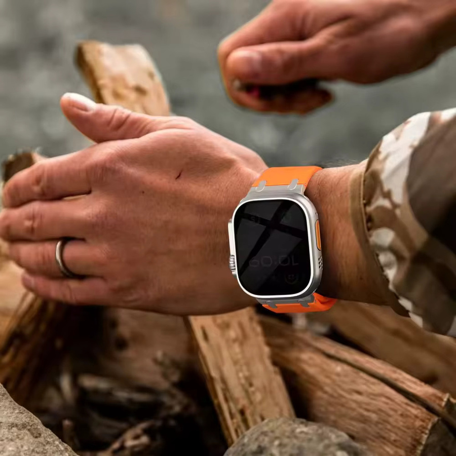 Apple Bildschirmglasabdeckung, gehärtetes Glas, 49 mm, transparent - Bild 6