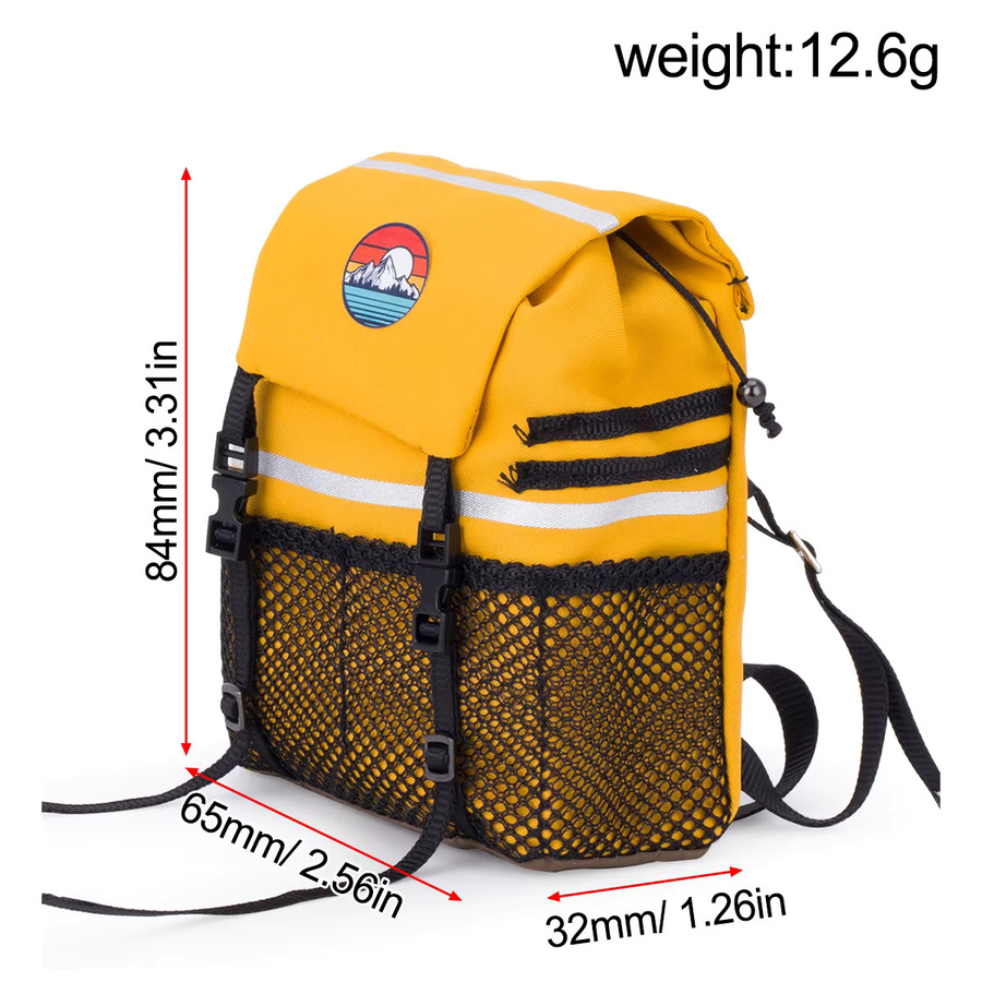 MALOM RC Simulation Rucksack Gepäck Tasche Schaufel, Zubehör, Grün - Bild 2