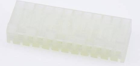 Molex Buchsengehäuse-Kabel Weiß, 12 Polzahl, Rastermaß: 3.96mm - Bild 1