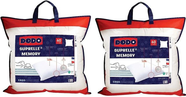 DODO CERVEA Kopfkissen aus Memory Foam in Weiß, Breite: 60 cm - Bild 1