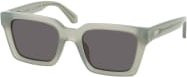 Off-White PALERMO OERI086 Sonnenbrille, Quadratisch, Vollrand, Plastic, Grey, Unisex - Bild 1
