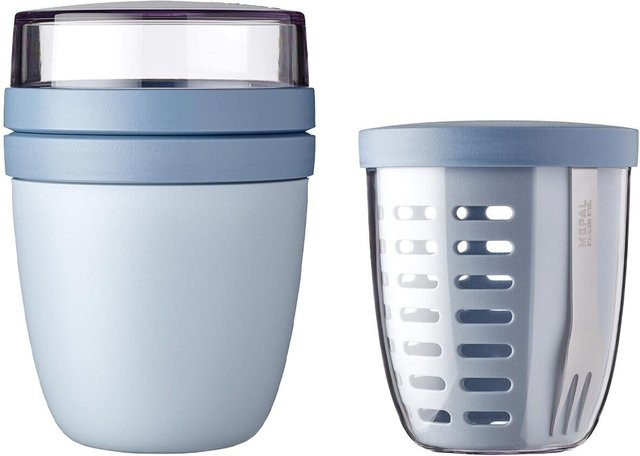 Mepal Lunchpot und Fruitpot Ellipse 2er Set in Blau - Bild 1