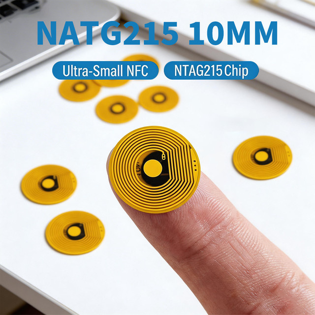 HENNCER NTAG215 NFC-Tag Ultra-Kleiner FPC Aufkleber 13,56MHz 504 Byte Wasserdicht für Nicht-Anti-Metall-Anwendungen - Bild 1
