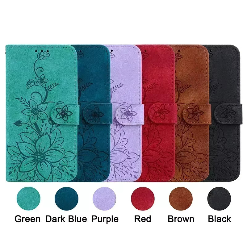 Magnetische Leder-Brieftasche Flip-Cover Schutzhülle für Realme C67 C65 C55 C53 C75 C35 C61 C63 C30S C25S C21Y C20A C11 in Schwarz und Türkis - Bild 5
