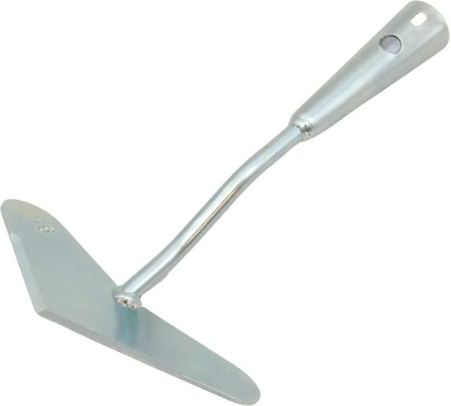 Galaflor Unkrautfelle in Herzform aus Stahl, Farbe: Silber, Breite: 16 cm - Bild 1
