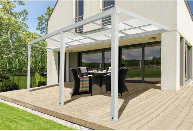 Home Deluxe Terrassenüberdachung Solis Deluxe Weiß B/T/H: 579 x 295 x 233/272 cm - Bild 3