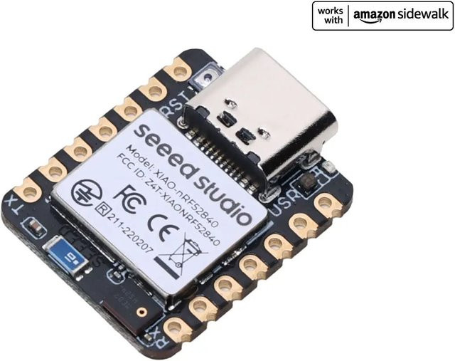 Seeed Studio XIAO nRF52840 Sense Dev Board mit Bluetooth, digitalem Mikrofon und 6-Achsen-IMU in Schwarz - Bild 1