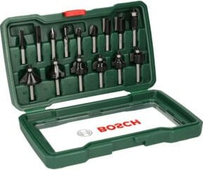 Bosch Fräser-Set aus Hartmetall, 15-teilig, Schaftdurchmesser: 8 mm, Multicolor - Bild 4