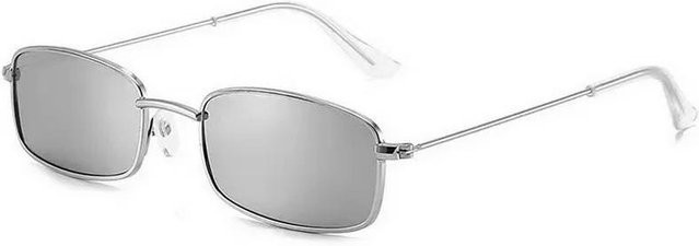 Dote Sonnenbrille, Unisex, Vollrand, Quadratisch, Metall, Silber - Bild 1