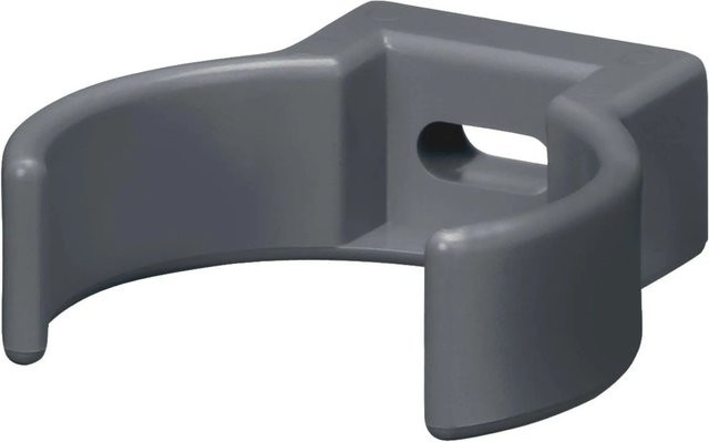 Inefa Rohrschellen Clip DN 50 aus PVC in Anthrazit zur Wandmontage von Fallrohren - Bild 1