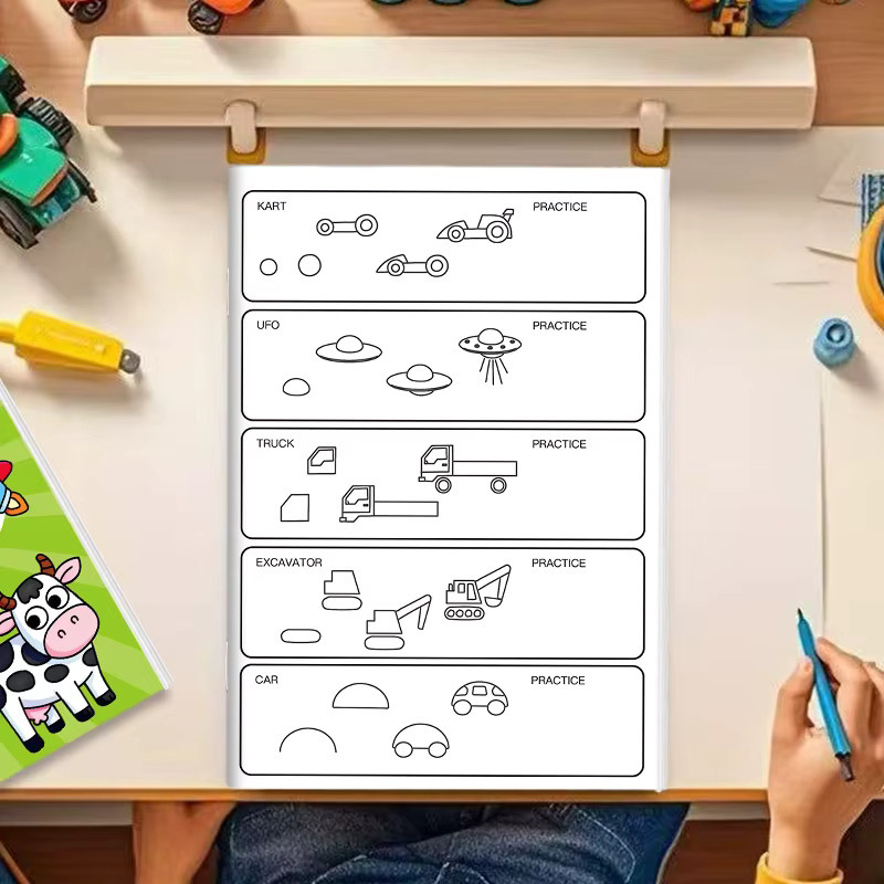 Zeichenbuch für Kinder mit 365 Mal- und Zeichenanleitungen, Mehrfarbig - Bild 3
