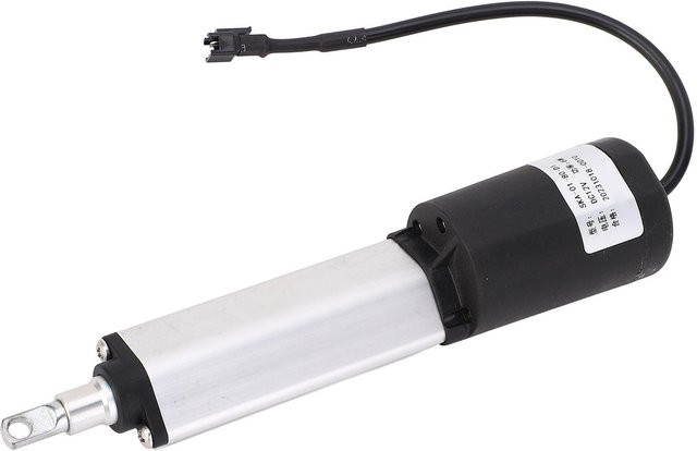Mikro Linearaktuator Stifttyp 82+ Painter Elektrischer Linearaktuator für medizinische Automatisierungsgeräte DC12V mit 2mm Hub und 100N Kraft in Weiß/Silber - Bild 1