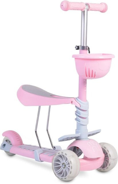 Moni Bubblegum Kinderroller 2 in 1 rosa ab 3 Jahren - Bild 1