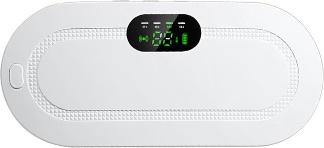 Beautyyy Tragbares kabelloses Heizkissen Elektrischer Hüftgurt mit 3 Temperaturmodi in Weiß - Bild 1