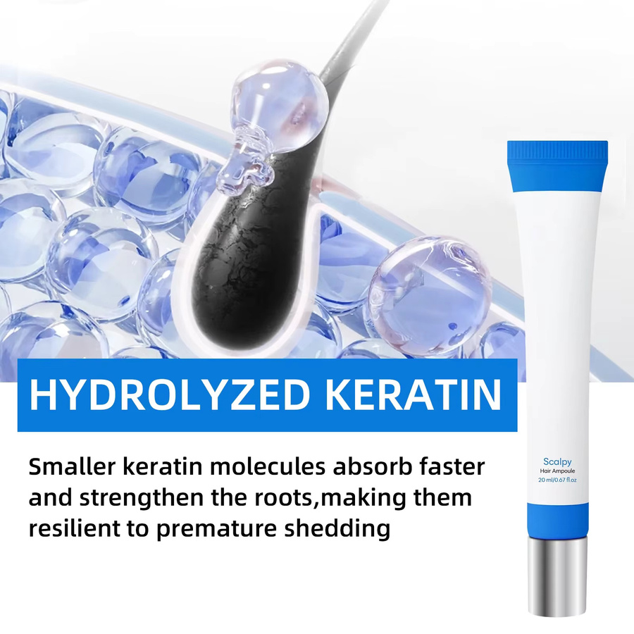 Kopfhautpflegeserum mit Keratin, 20 ml, Unisex - Bild 3