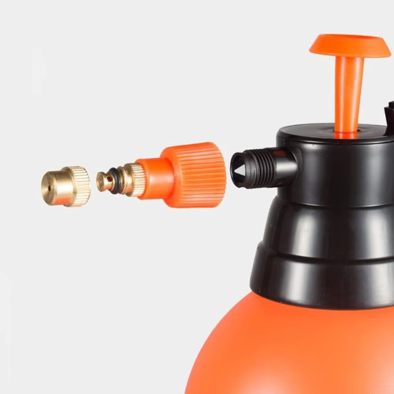 2er-Pack verstellbare Sprühdüsen aus Kunststoff in Orange für 2L bis 3L Flaschen - Bild 2