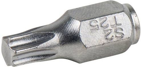 KS Tools Torx-Bit T25 Mini-Bit für TX-Schrauben, Silber, Stahl - Bild 1