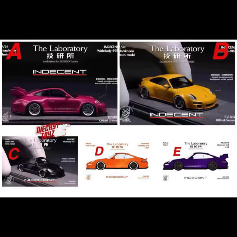 The Laboratory 1:64 INDECENT 997 Modifiziertes Miniaturfahrzeugmodell - Bild 5