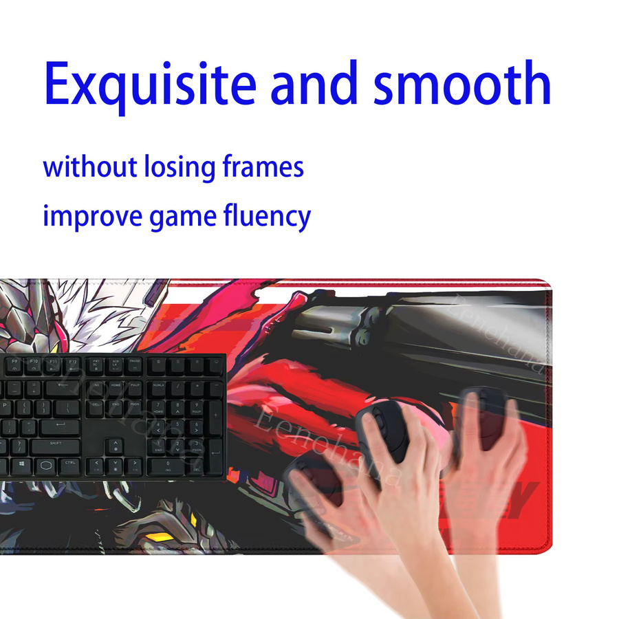 Eenehana Gaming Mauspad Zenless Zone Zero Starlight Billy Anime Design in Multicolour mit rutschfester Basis und HD-Druck - Bild 3