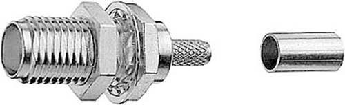 Telegärtner SMA-Steckverbinder Buchse Einbau 50 Ohm Silber - Bild 1
