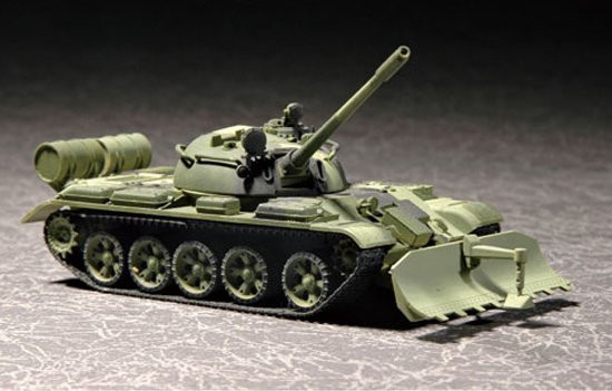 Trumpeter T-55 with BTU-55, Fahrzeug, 1:72, Grün - Bild 1