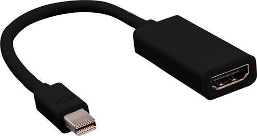 Value Mini-DisplayPort auf HDMI Adapterkabel Schwarz 0,15 m - Bild 1