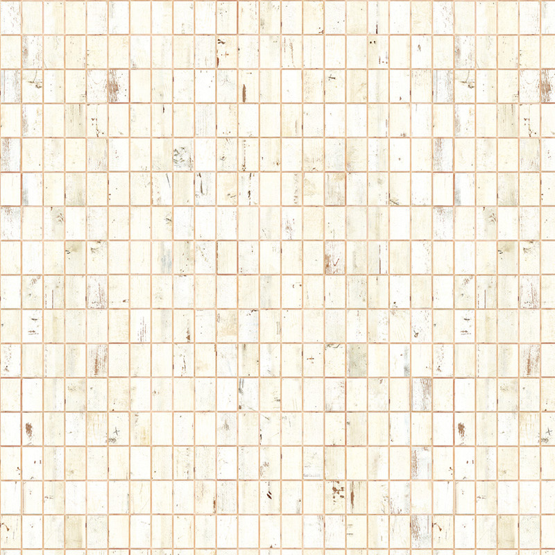 NLXL Tapete mit geometrischem Abstract-Design in Weiß, Vlies-Tapete, 1 Rolle - Bild 1