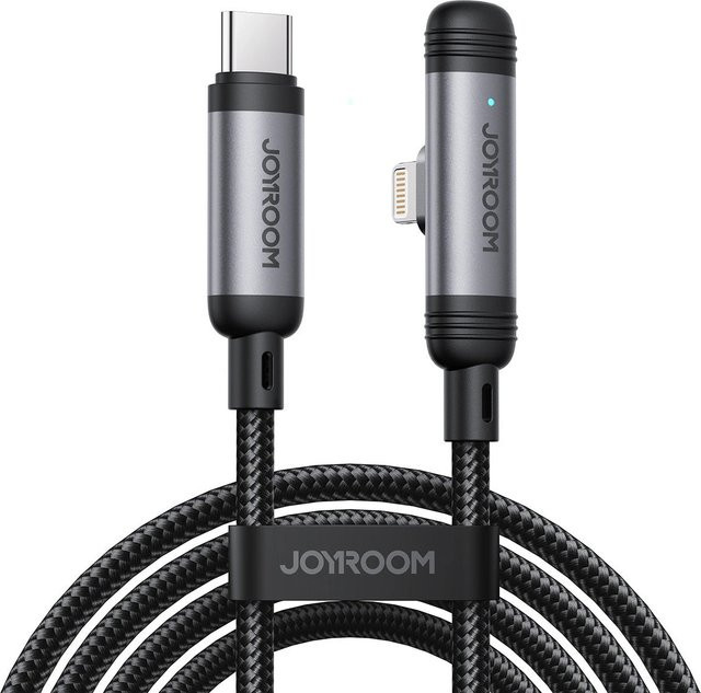 Joyroom S-A56 EnjoyX USB-C auf Lightning Daten- und Ladekabel, 30W, Schwarz, 1,2m - Bild 1
