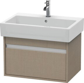 Duravit Waschtischunterschrank Ketho in Leinen/Beige, wandhängend, 1 Auszug, B: 65 cm, T: 44 cm, H: 41 cm - Bild 1