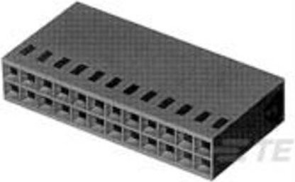 TE Connectivity 86177-1 Steckverbinder in Schwarz - Bild 1