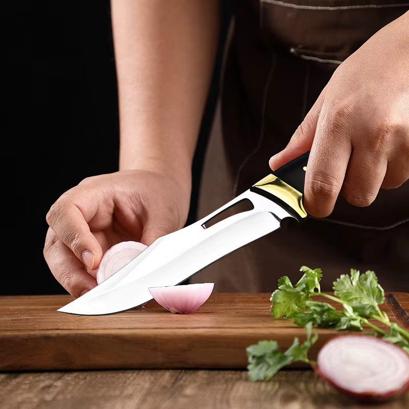 InLeung Handgeschmiedetes Allzweck-Filetiermesser aus Edelstahl in Silber - Bild 3