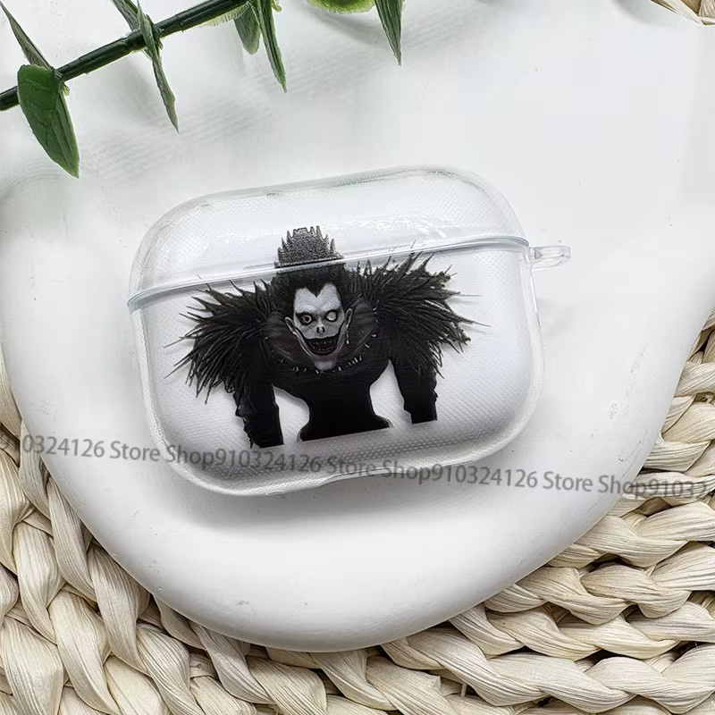 Death Note Anime Schutzhülle für AirPods 1 2 3 4 und Pro Generationen in Transparent - Bild 2