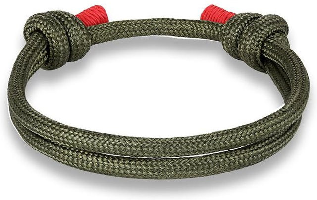 Armband, geflochtenes Seil, bunt, dunkelgrün, Unisex - Bild 1