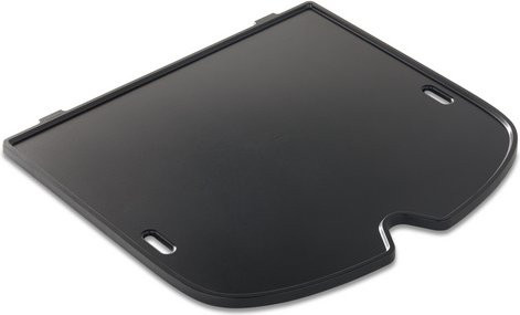 Weber Grillplatte für Traveler Gasgrill aus porzellanemailliertem Gusseisen, Grau, B/H/T: 32 x 1,3 x 34,5 cm - Bild 1