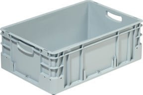 Kappes Euro-Transportbehälter aus Kunststoff, grau, B/T/H: 60 x 40 x 22 cm - Bild 1