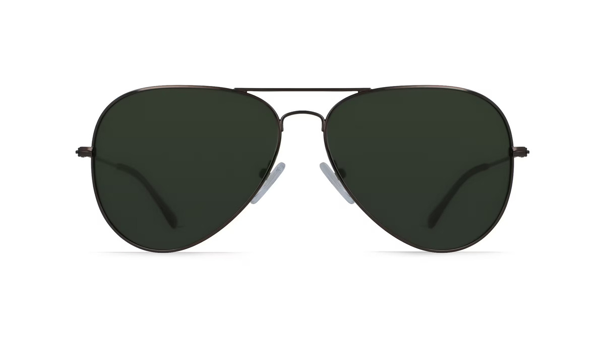 Fielmann BD 277 SUN CL Sonnenbrille Pilot, Vollrand, Edelstahl, Unisex, grau - Bild 1