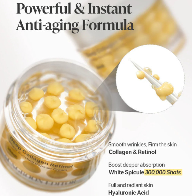 SUNGBOON EDITOR Anti-Aging Kapselcreme mit Kollagen und Retinol, 50 ml - Bild 1