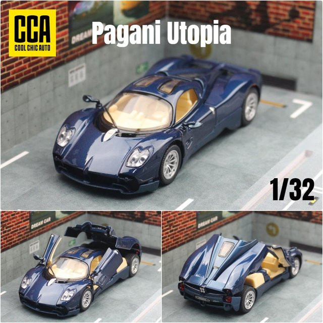 Linyi toy car Pagani Utopia Spielzeugauto Modell, 1:32, Metall, mit Licht und Sound, ab 14 Jahren - Bild 1