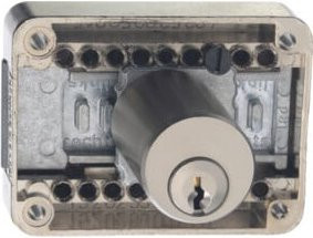 JuNie Riegelschloss Mss.pol.GL 2828.00010:BN.0101 in Silber aus Metall - Bild 1