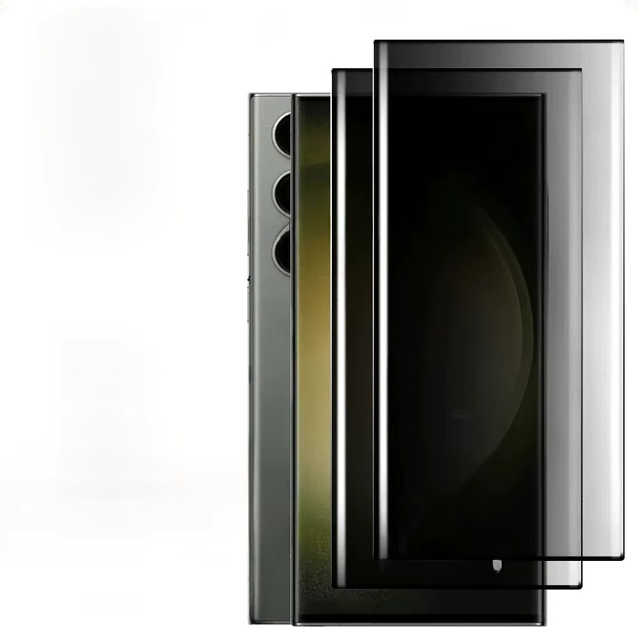 2er-Pack Privatsphäre Schutz Glas für Samsung Galaxy S23 S24 Ultra S21 S20 Plus Anti-Spy Displayschutz Transparent - Bild 6