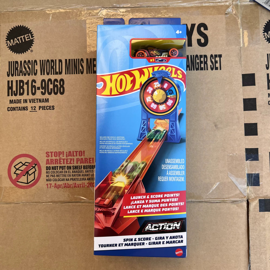 Hot Wheels Track Set, Raceway Stunt Challenge Kit, Fahrzeuge, Set - Bild 1