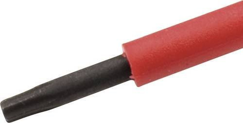 Cimco VDE Wechselklinge TX 15 für Elektriker, Universal Torx Bit, Rot, Länge: 80 mm - Bild 1